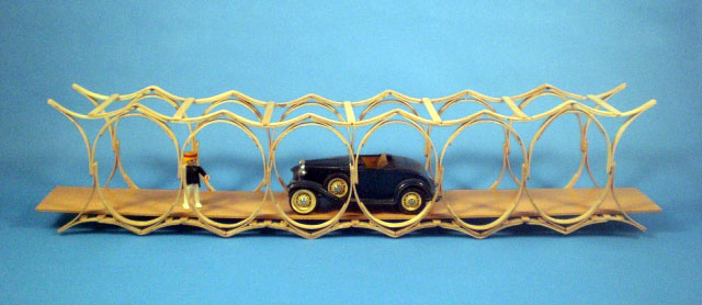 popsicle stick bridge. cmok Popsicle-stick bridge