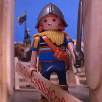 Craft Stick Castle Doorway