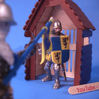 Craft Stick Guard House