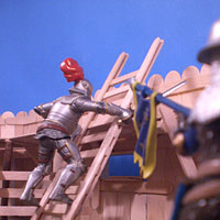 Craft Stick Castle Ladder