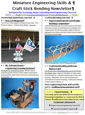 Stick Bending Newsletter
