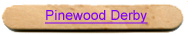Pinewood Derby Car